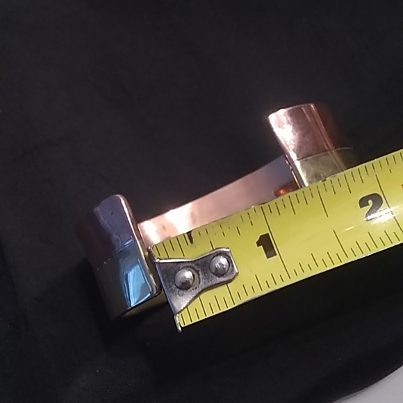 Copper & Brass Cuff Bracelet - Picture 4 of 4